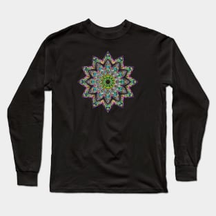 mandala-design, mandala-art, geometric, abstract, mandala and spirituality, colorful, rainbow, mandala pattern, mandala flower patterns, Flower Mandala ,Spirituality Long Sleeve T-Shirt